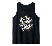 Amo a Dios Devoción Religiosa Espiritualidad Camiseta sin Mangas