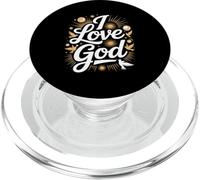 Amo a Dios Expresión de fe Espiritual PopSockets PopGrip para MagSafe