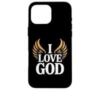 Amo a Dios Fe Inspiradora Carcasa para iPhone 16 Pro MAX