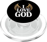 Amo a Dios Fe Inspiradora PopSockets PopGrip para MagSafe