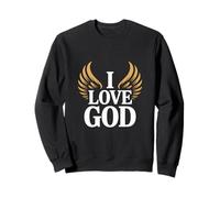 Amo a Dios Fe Inspiradora Sudadera