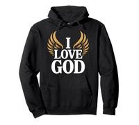 Amo a Dios Fe Inspiradora Sudadera con Capucha