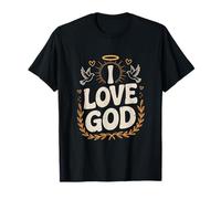 Amo a Dios Inspirador Fiel Devoción Camiseta
