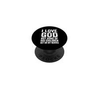 Amo a Dios, Pero Algunos de Sus Hijos se Ponen en mis Nervios Cristo PopSockets PopGrip Adhesivo