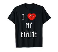 Amo A Elaine Nombre Gracioso Camiseta