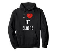 Amo A Elaine Nombre Gracioso Sudadera con Capucha
