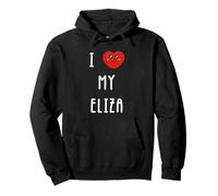 Amo A Eliza Nombre Gracioso Sudadera con Capucha