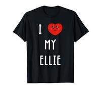 Amo A Ellie Nombre Gracioso Camiseta