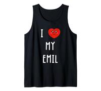 Amo A Emil Nombre Gracioso Camiseta sin Mangas