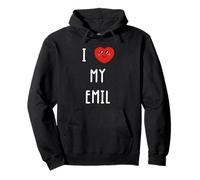 Amo A Emil Nombre Gracioso Sudadera con Capucha