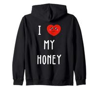 Amo A Honey Nombre Gracioso Sudadera con Capucha
