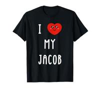 Amo A Jacob Nombre Gracioso Camiseta