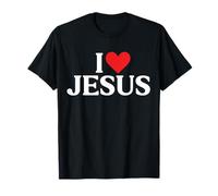 Amo a Jesús Cristianos Religiosos Católicos Adorador Dios Camiseta