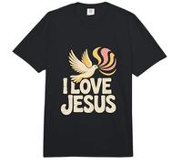 Amo a Jesús Paloma Religión Fe Espiritual Comfort Colors Adult Heavyweight T-Shirt