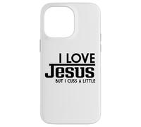 Amo a Jesús, Pero a Veces me callo un Poco Carcasa para iPhone 14 Pro MAX