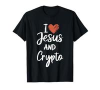 Amo a Jesús y Crypto Christian Religious Crypto Lover Camiseta