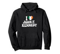 Amo a John F. Kennedy Entusiasta de la historia de la herencia irlandesa Sudadera con Capucha
