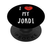 Amo A Jordi Nombre Gracioso PopSockets PopGrip Adhesivo