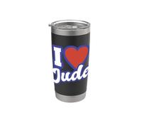 Amo a Jude Vaso térmico de acero inoxidable de doble pared