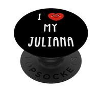 Amo A Juliana Nombre Gracioso PopSockets PopGrip Adhesivo