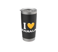 Amo a Kamala Harris Vaso térmico de acero inoxidable de doble pared