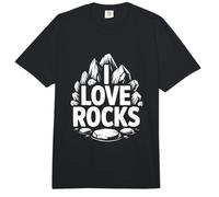Amo a los Amantes de la minería de montaña de Rocas Comfort Colors Adult Heavyweight T-Shirt