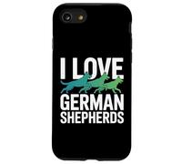 Amo a los Amantes de los Perros pastores alemanes Carcasa para iPhone SE (2020) / 7/8