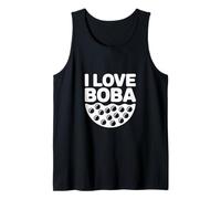 Amo a los Amantes del té de Burbujas Boba Camiseta sin Mangas