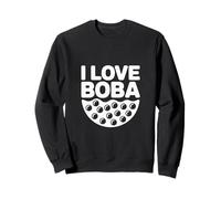 Amo a los Amantes del té de Burbujas Boba Sudadera