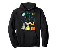 Amo a los animales lindos no amados Bondad Insecto Naturaleza Sudadera con Capucha