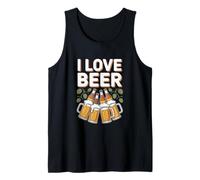 Amo a los entusiastas de la cerveza Brew Passion Camiseta sin Mangas