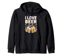 Amo a los entusiastas de la cerveza Brew Passion Sudadera con Capucha