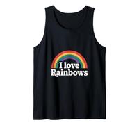 Amo a los entusiastas del Orgullo Vibrante del Arco Iris Camiseta sin Mangas
