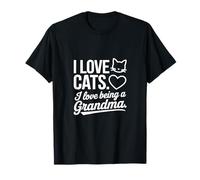 Amo a los Gatos Me Encanta ser Abuela Camiseta