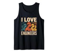 Amo a los Ingenieros apreciación innovación Camiseta sin Mangas