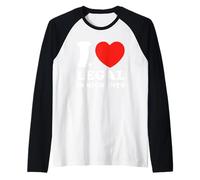 Amo a los inmigrantes legales Política Apoyo Libertad Inmigración Camiseta Manga Raglan