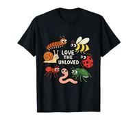 Amo a los Insectos caprichosos entusiastas de la Naturaleza no amados Camiseta