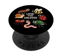 Amo a los Insectos caprichosos entusiastas de la Naturaleza no amados PopSockets PopGrip Adhesivo