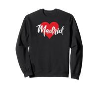 Amo a Madrid Primer Nombre Yo Corazón Sudadera