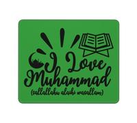 Amo A Mahoma Alfombrilla De Escritorio Duradero Alfombrilla De Ratón Lavable Mousepad para Hogar Oficina Gaming 25X30Cm