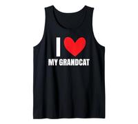 Amo a mi Abuelo, Divertida Mascota, Abuela, Abuelo, Gato, papá, Amor Camiseta sin Mangas