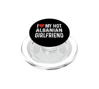 Amo a mi ardiente Novia albanesa - Albania con el corazón afligido PopSockets PopGrip para MagSafe