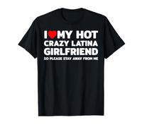 Amo a Mi Caliente Loco Latina Novia Divertido Camiseta gráfica económica