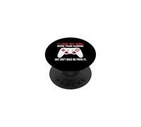 Amo a mi Chica más Que Jugar Pero no me Hagas demostrarlo PopSockets PopGrip Adhesivo
