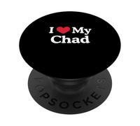 Amo a mi corazón Chad Chad Amor Chad PopSockets PopGrip Adhesivo