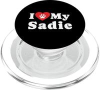 Amo a mi dueño de Perro Sadie, Amante de los Perros de Mascotas PopSockets PopGrip para MagSafe