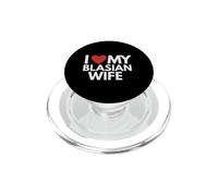 Amo a mi Esposa Blasian Negro Orgullo asiático Herencia Casado PopSockets PopGrip para MagSafe