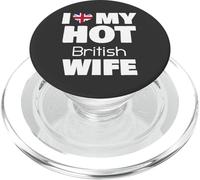 Amo a mi Esposa británica Caliente Casada con una Chica Caliente del Reino Unido PopSockets PopGrip para MagSafe