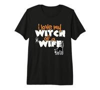 Amo a mi Esposa Bruja, Marido Divertido Camiseta Premium