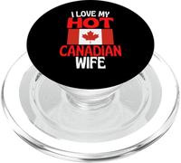 Amo a mi Esposa Canadiense Caliente Relación Divertida Canadá PopSockets PopGrip para MagSafe